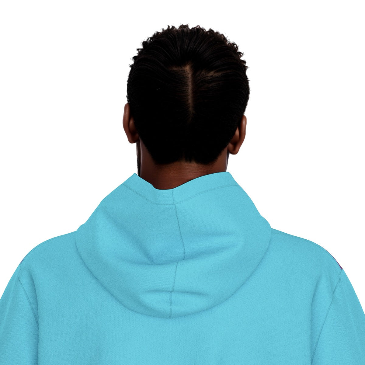 All-Over Print Unisex Zipper Hoodie With Black Lining