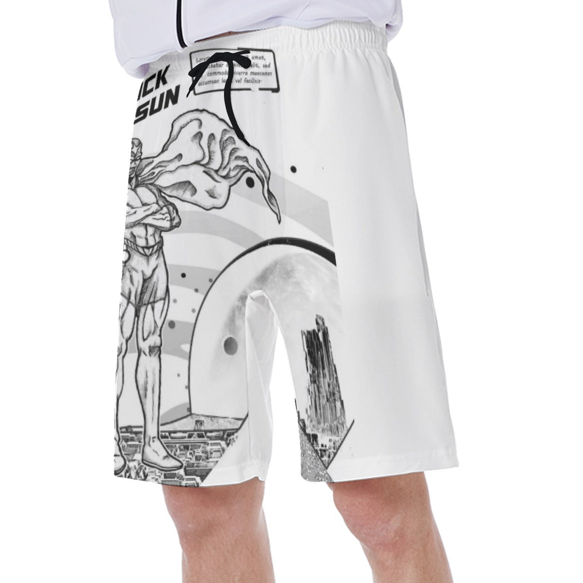 All-Over Print Men‘s Beach Shorts With Lining