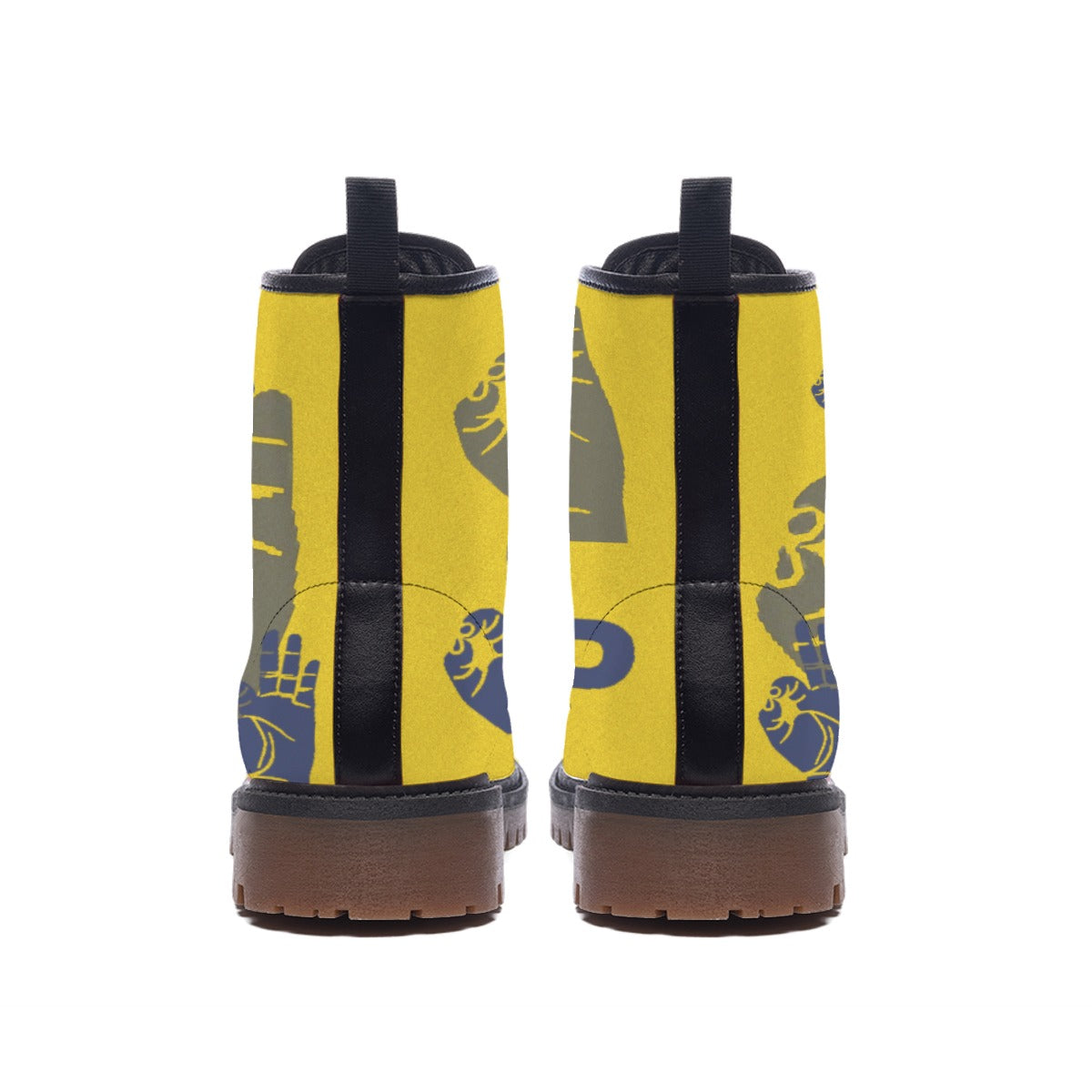 All-Over Print Men's Martin Short Boots