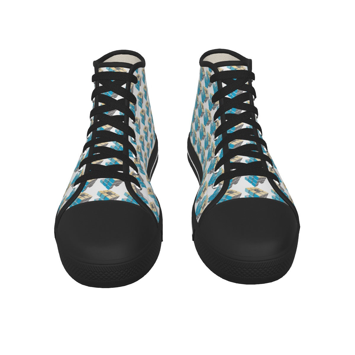 Men's Black Sole Canvas Shoes