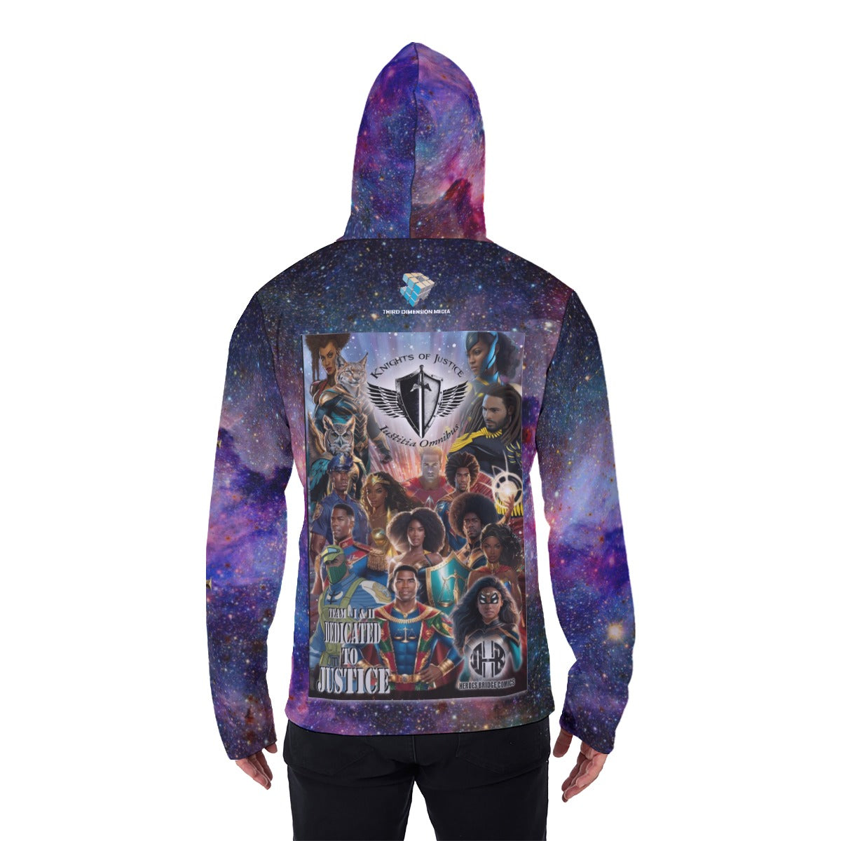 All-Over Print Men's Pullover Hoodie With Mask