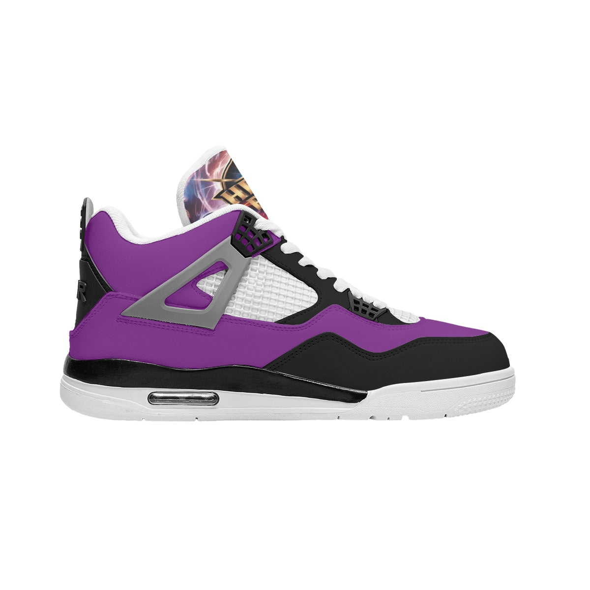 All-Over Print Men's Air Cushion Basketball Shoes