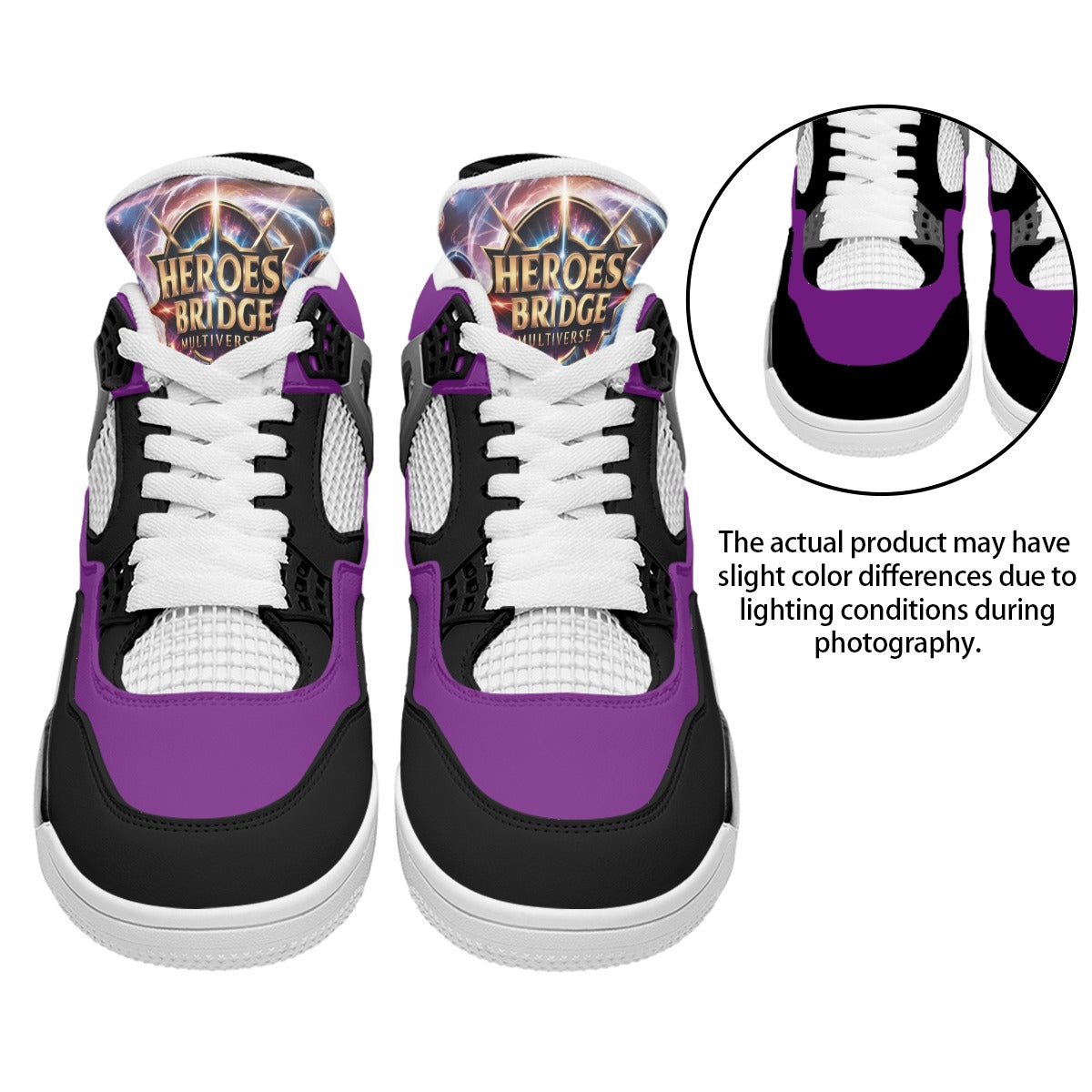 All-Over Print Men's Air Cushion Basketball Shoes