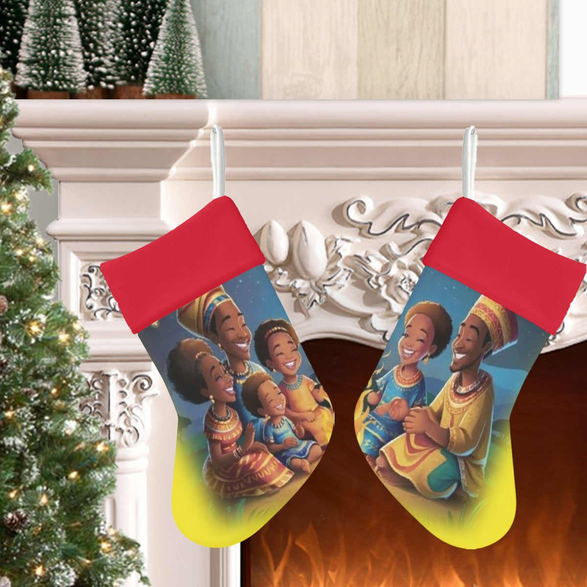 All-Over Print Christmas Socks