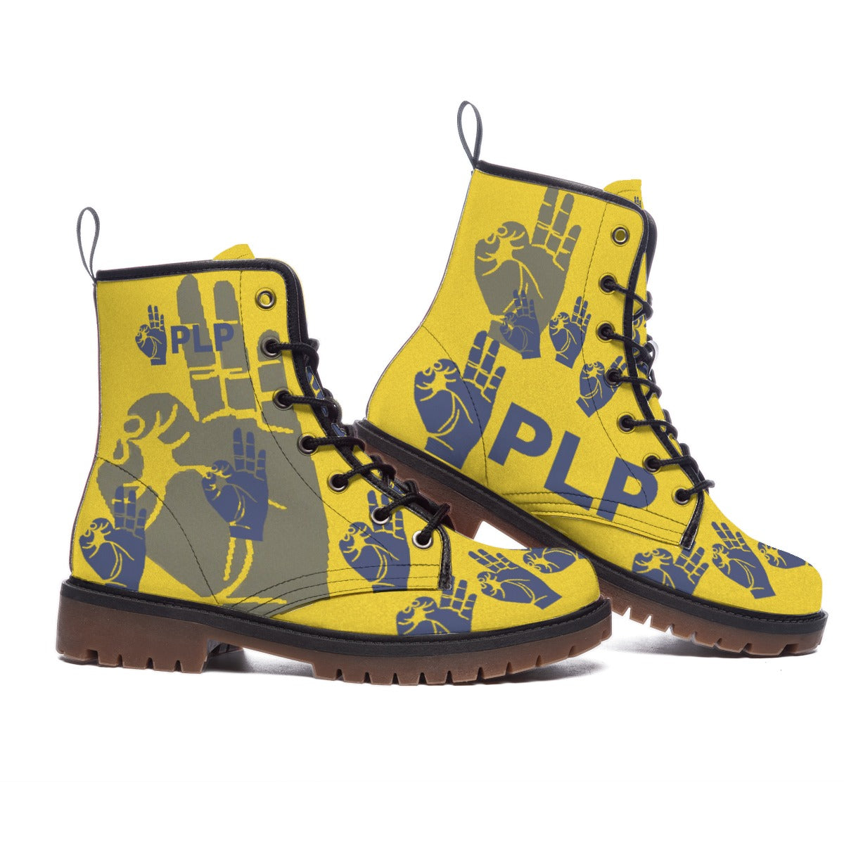 All-Over Print Men's Martin Short Boots