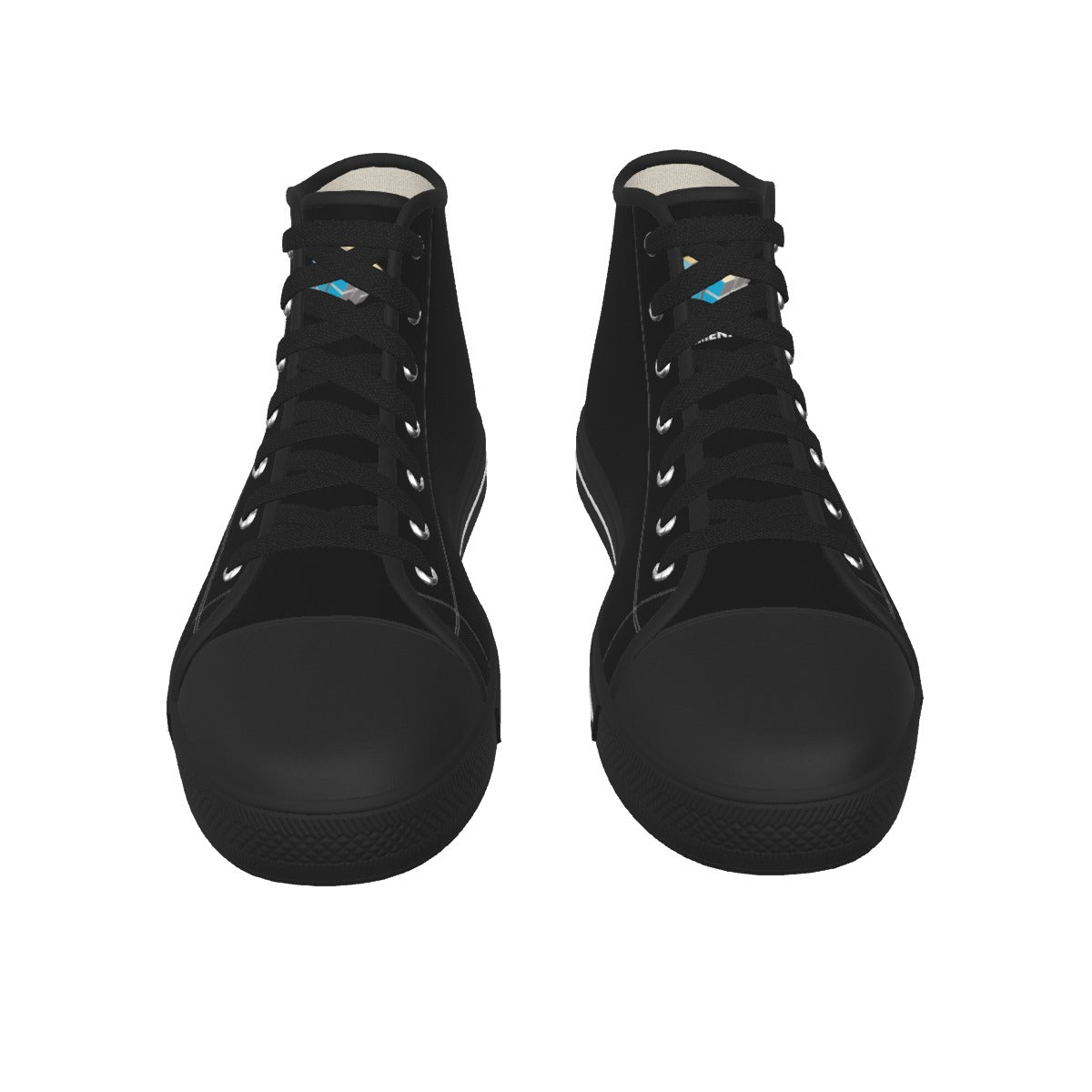 Men's Black Sole Canvas Shoes