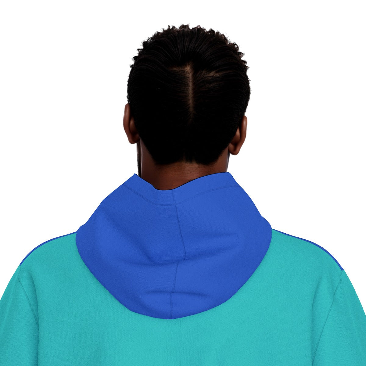 All-Over Print Unisex Zipper Hoodie With Black Lining