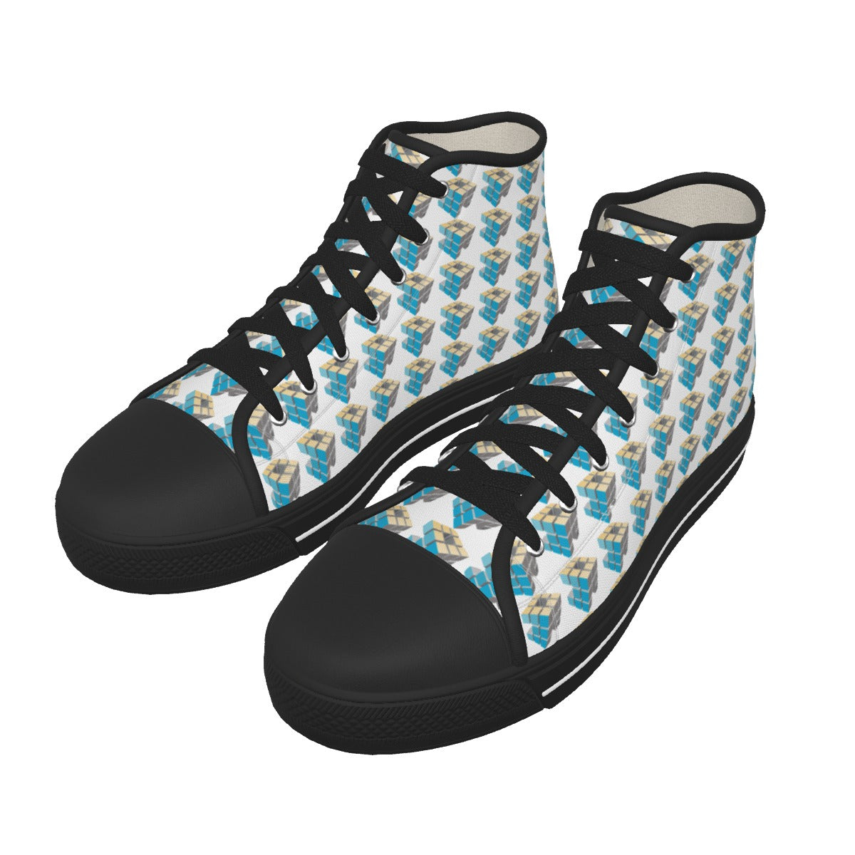 Men's Black Sole Canvas Shoes
