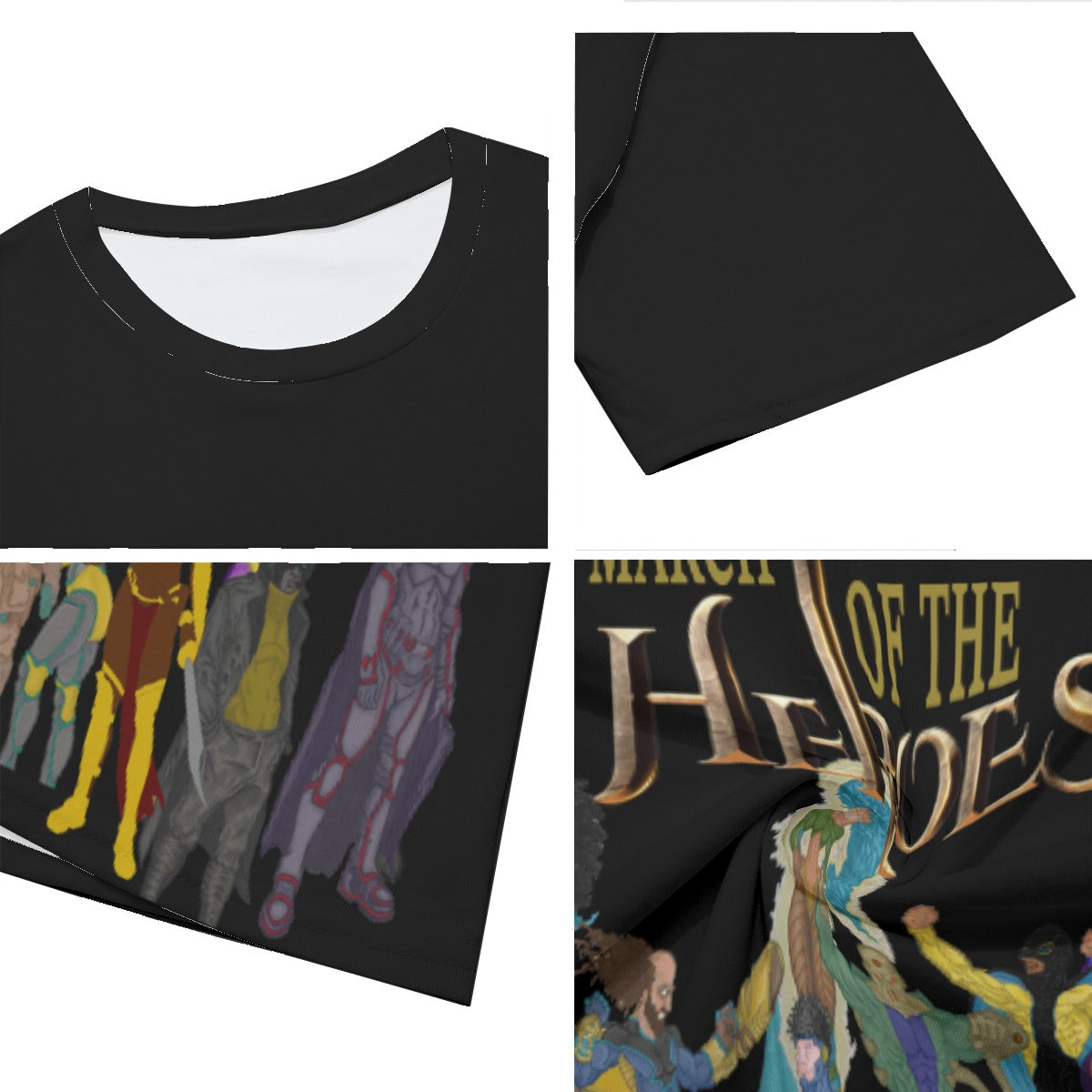 All-Over Print Men's O-Neck T-Shirt | 190GSM Cotton