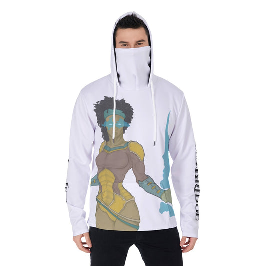 All-Over Print Men's Pullover Hoodie With Mask