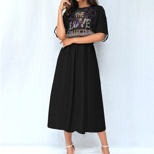 All-Over Print Women's Elastic Waist Dress