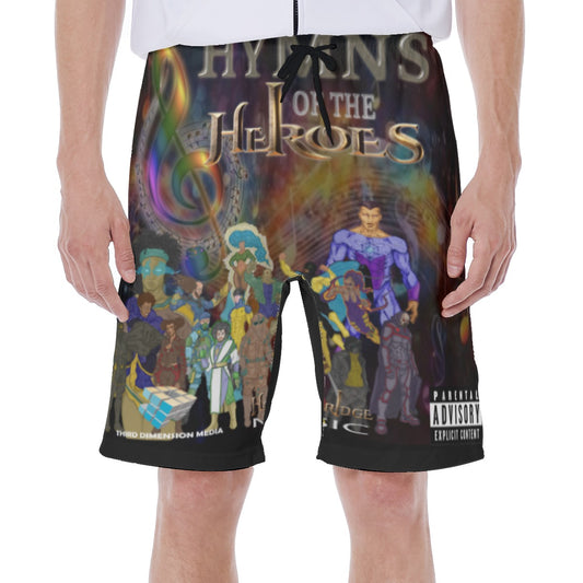 All-Over Print Men‘s Beach Shorts With Lining