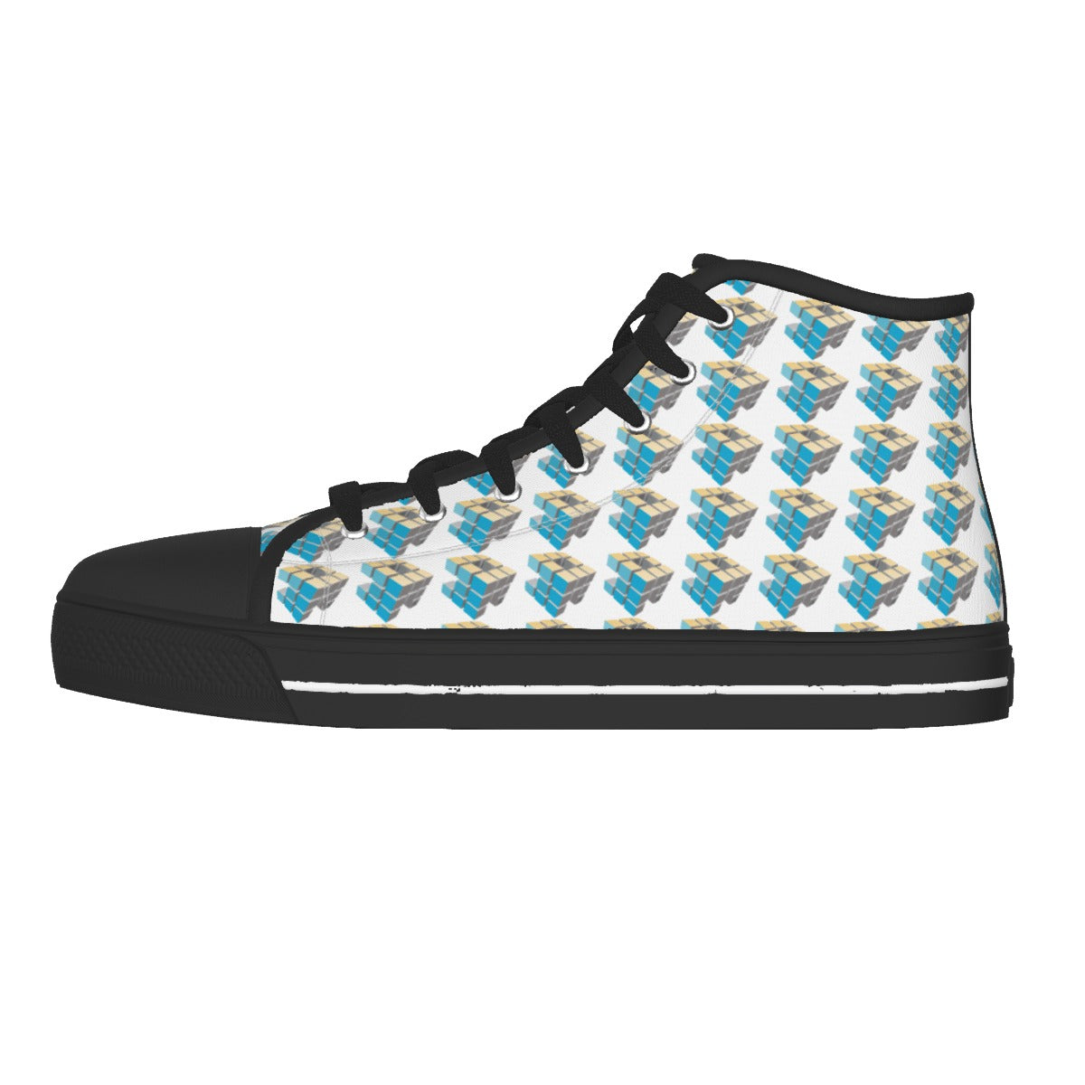 Men's Black Sole Canvas Shoes