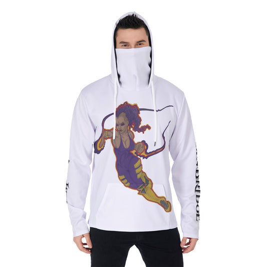 All-Over Print Men's Pullover Hoodie With Mask