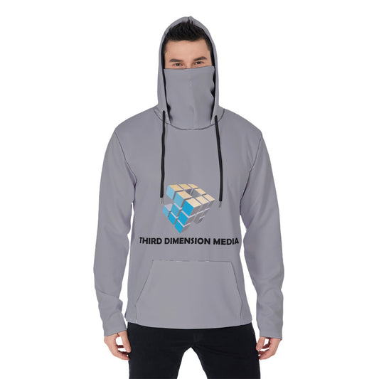 All-Over Print Men's Pullover Hoodie With Mask