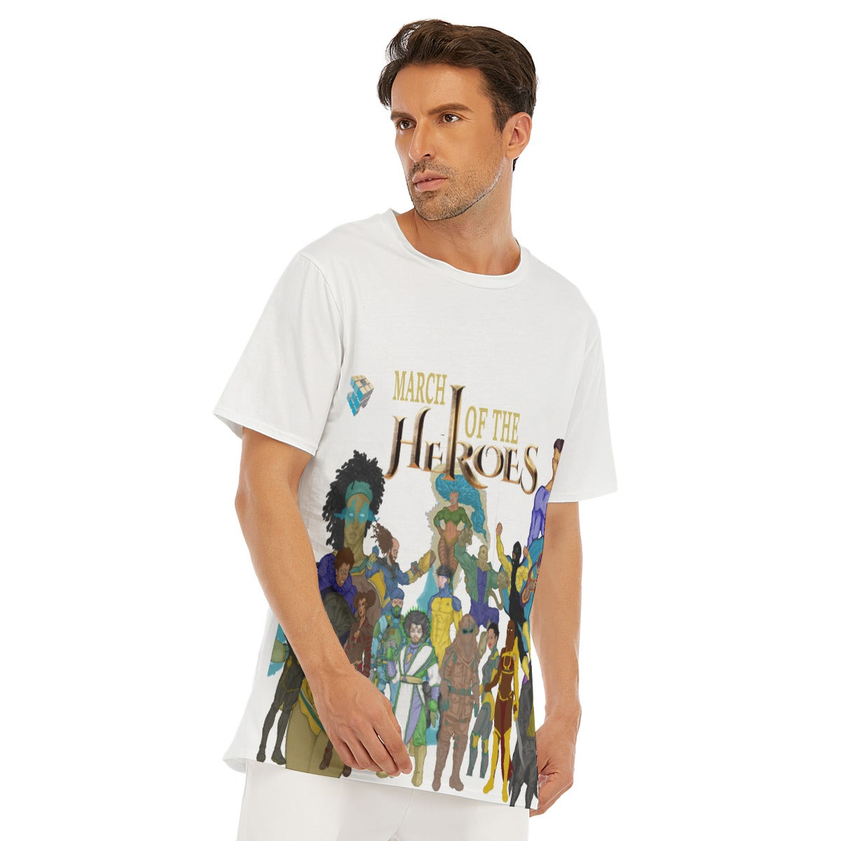 All-Over Print Men's O-Neck T-Shirt | 190GSM Cotton